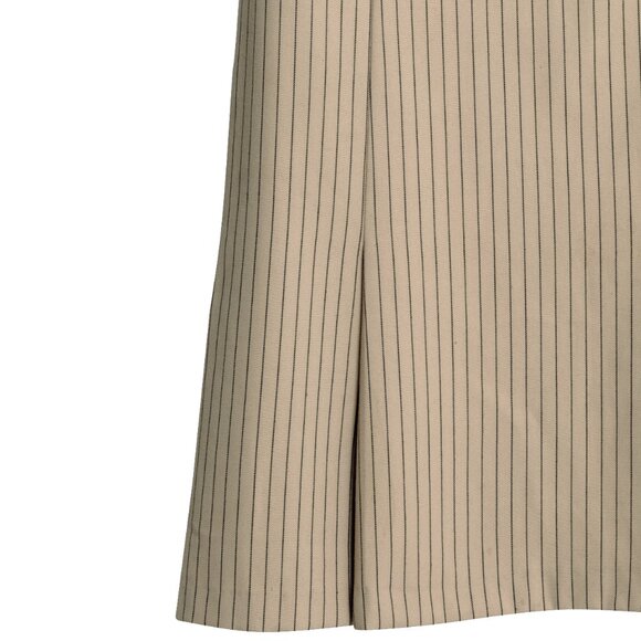 Sundazed (Germany) Vintage Schurwolle Twill Inverted Pleat A-Line Midi Skirt - Picture 3 of 9